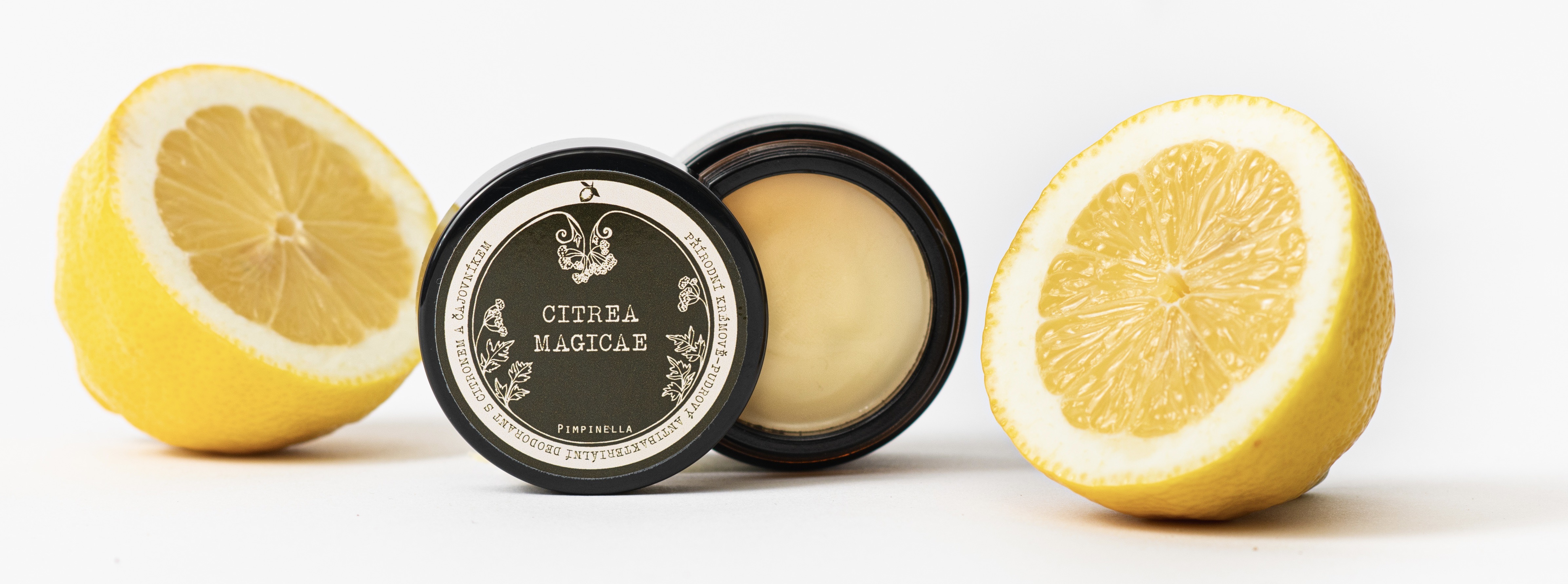 Složení přírodního deodorantu Citrea Magicae – kajeput, citron, vavřín kubébový