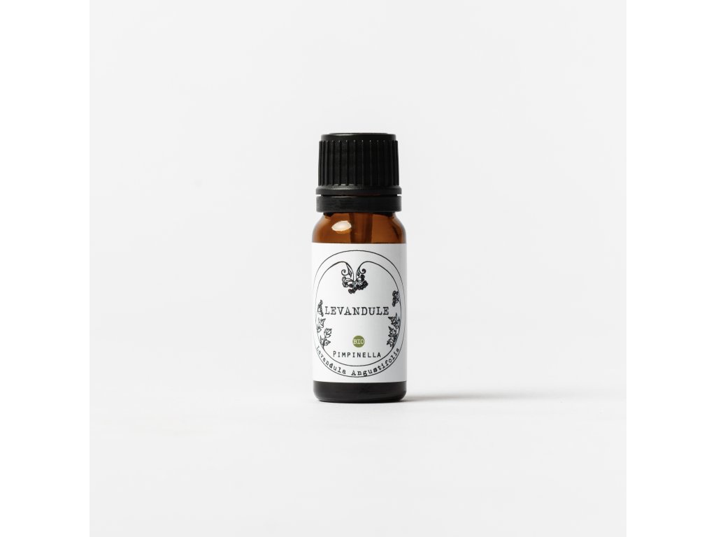 100% čistý přírodní destilovaný éterický olej z levandule úzkolisté (pravé) – Lavandula angustifolia - 10ml lékovka.