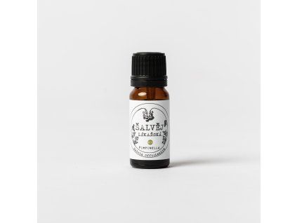 100% čistý přírodní destilovaný éterický olej ze Šalvěje lékařské – Salvia officinalis v bio kvalitě, ve skleněné lékovce.
