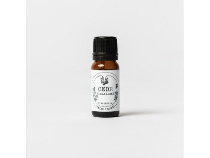 100% čistý přírodní destilovaný éterický olej cedru himalájského (Cedrus deodara) 10ml - lékovka sklo